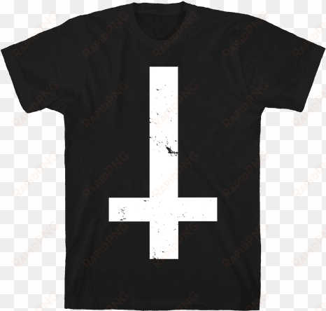 upside down cross mens t-shirt - t-shirt