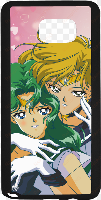 uranus & neptune rubber case for samsung galaxy note5 - haruka and michiru