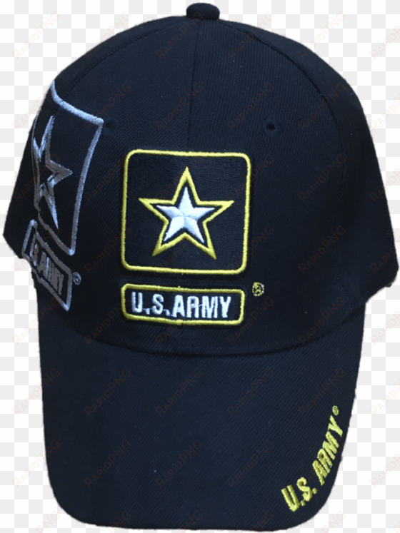 us army hat - black and white