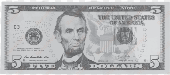 us five dollar-bill - series 2006 5 dollar bill