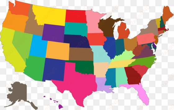 us map clipart transpatent map data