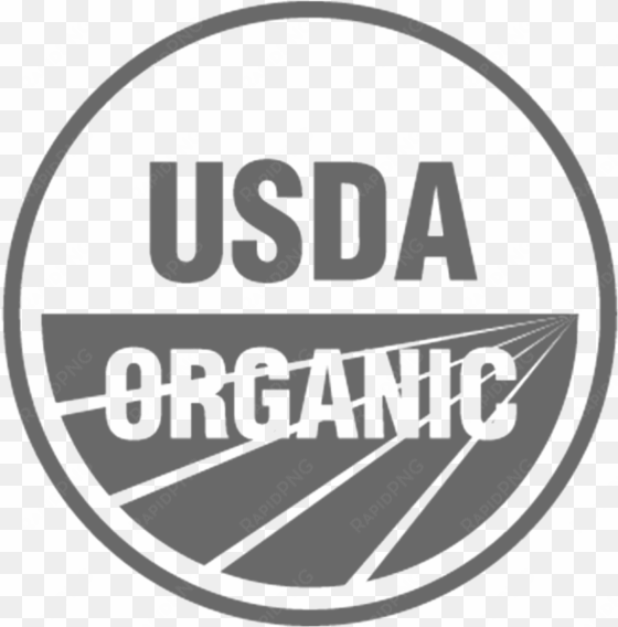 us - usda organic black and white png