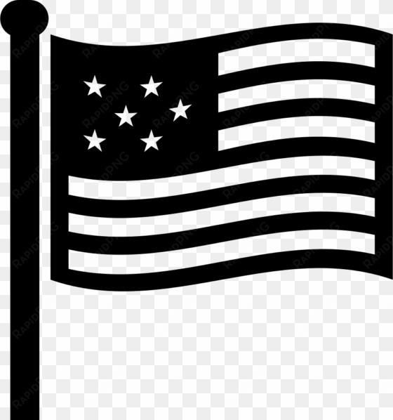 usa flag - - usa flag icon black and white