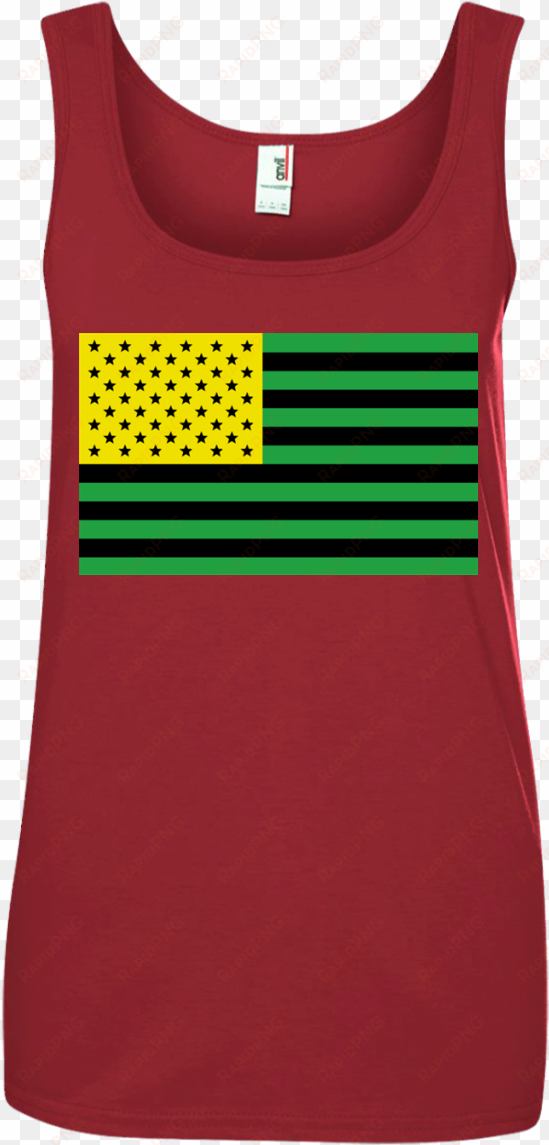 usa flag with jamaica flag colors - never underestimate a december woman