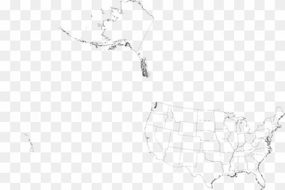 usa state boundaries 4000 transparent - u.s. state