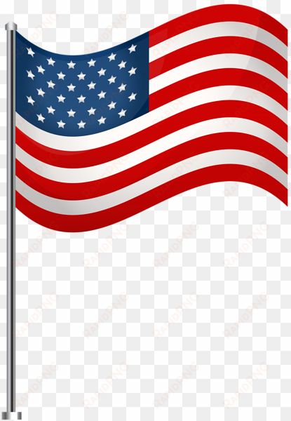 usa waving flag transparent clip art image of july - flag of usa transparent