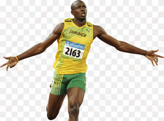 usain bolt lives it up as the world's fastest man - usain bolt no background