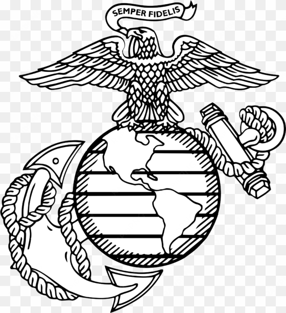 usmc emblem at getdrawings - eagle globe and anchor