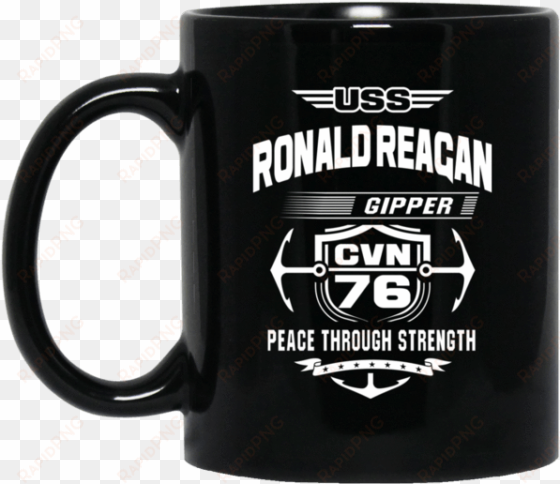 uss ronald reagan cvn-76 coffee mugs - remember when robocop shot that dude