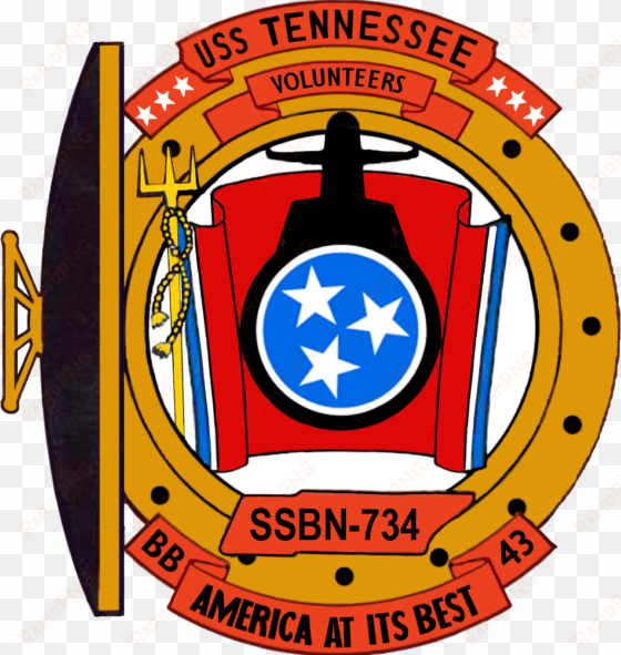 uss tennessee ssbn 734 coa - uss tennessee ssbn 734 logo