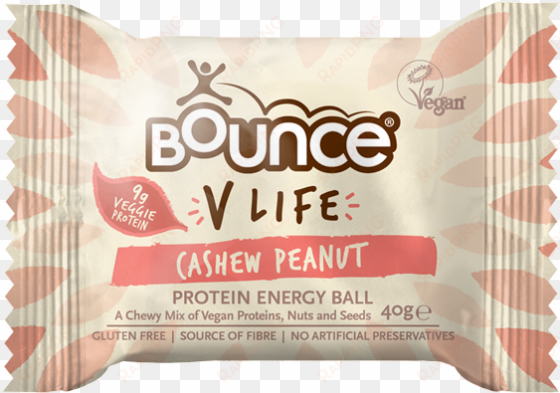 v life cashew and peanut 40g bounce