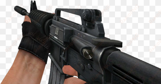 v m4a1 source sil - guns in hand png