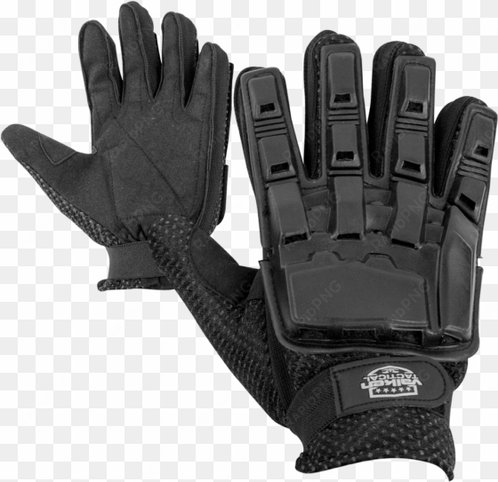 V Tac Full Finger Plastic Back Gloves Media 1 - Valken V-tac Full Finger Plastic Back Paintball Gloves transparent png image