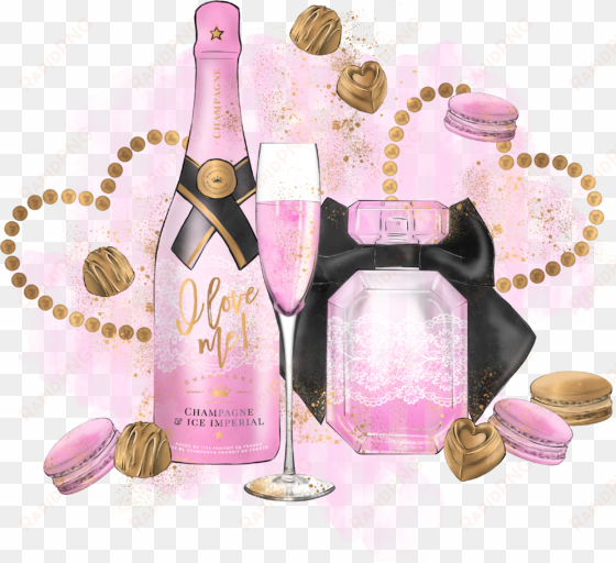 valentine pink champ - champagne
