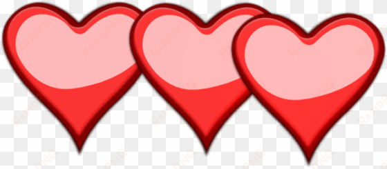 valentines day border free stock photos stockfreeimages - 3 hearts