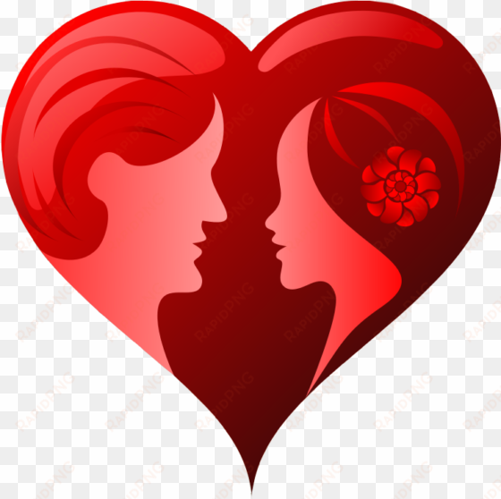valentines day couple png download image - couple heart png