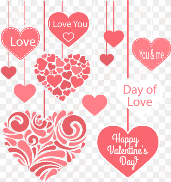 valentine's day wedding invitation heart clip art - hearts love png vector