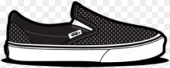 vans air cool icon - slip on shoes clipart