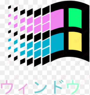 vapor wave png svg black and white library - windows i don t feel so good