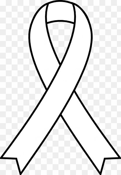 vector awareness ribbon - white awareness ribbon png clipart