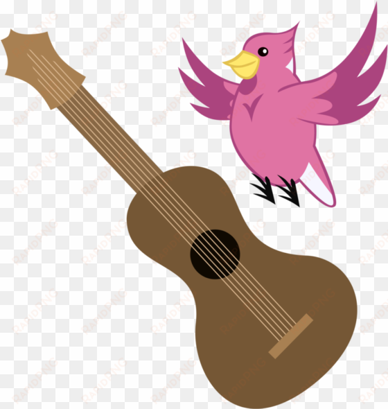 vector bird guitar - mlp guitar cutie mark