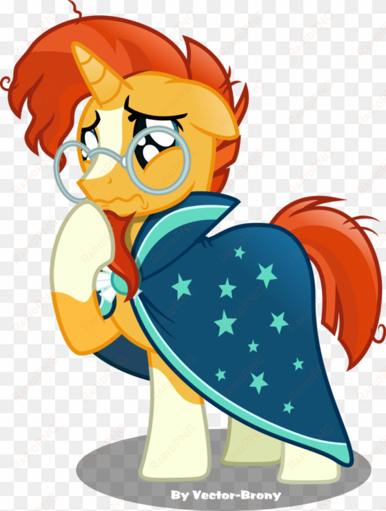 Vector-brony, Cloak, Clothes, Male, Pony, Puppy Dog - Sad Sunburst transparent png image