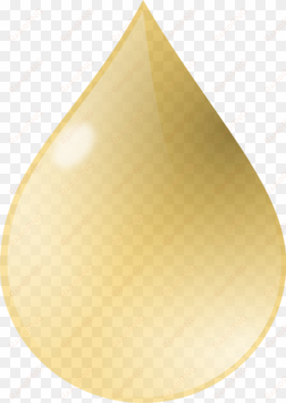 vector clip art - yellow water drop png