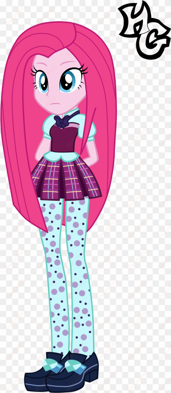 Vector Crystal Hipster - My Little Pony Crystal Prep Pinkie Pie transparent png image