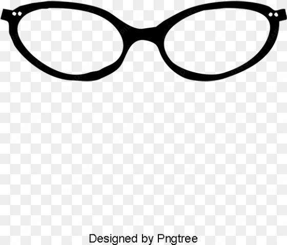 vector eyeglass frame, black box, glasses, decoration - glasses