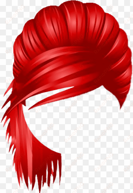 vector freeuse download nyc party pulled back hair - red hair clipart