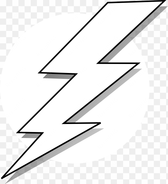 vector freeuse library comic lightening bolt clip art - lightning cartoon black and white