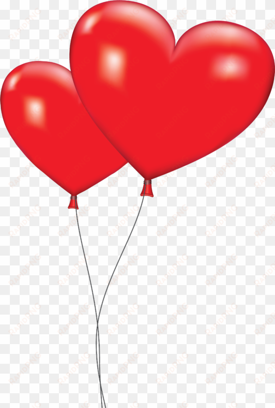 vector freeuse orange balloon large red balloons png - heart balloon png