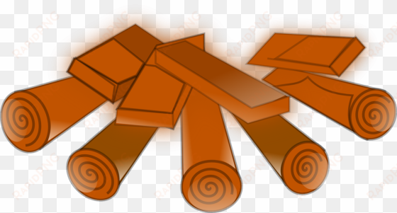 vector graphics,free illustrations - fire log clip art