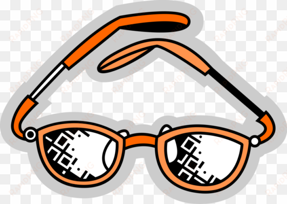 vector illustration of reading glasses eyeglasses to - openclipart