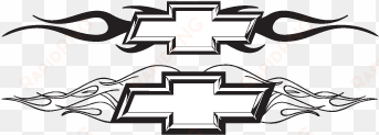 vector logo chevy chisiled with flames - logo de chevrolet vector