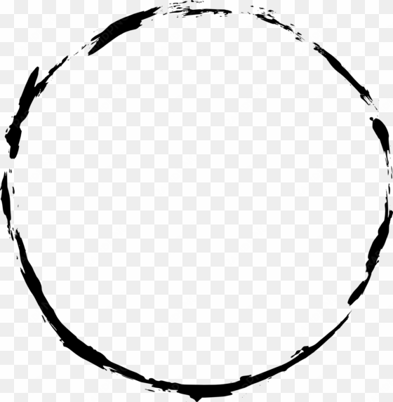 vector paintbrush circle picture download - circle frame