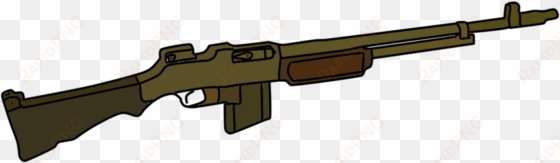 vector rifles automatic - m1918 browning automatic rifle cartoon