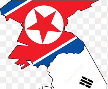 vector royalty free download map with flag k pictures - north korea flag map