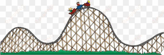 vector royalty free library pencil and in color - roller coaster track clipart