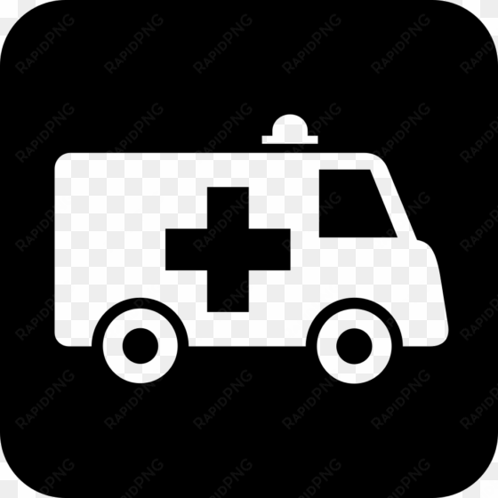 vector royalty free stock svg png icon free - ambulance entrance signs