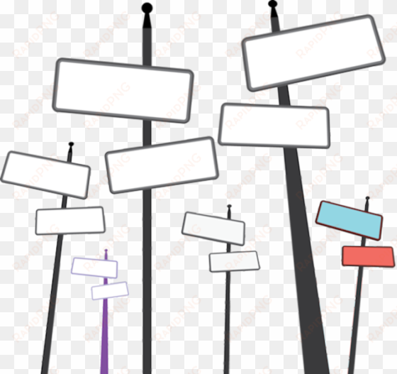 vector street signs psd - street sign png vector