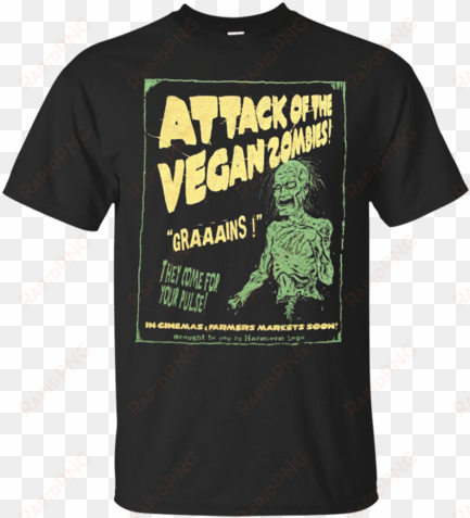 vegan attack of vegan zombie for vegetarian apparel - cancer horoscope t shirt