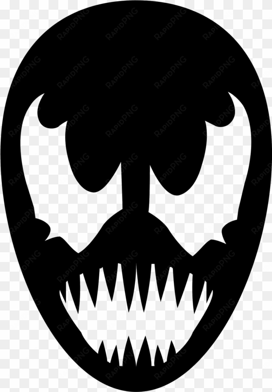 venom head icon - venom vector