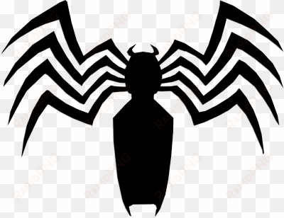 venom spiderman symbol - marvel venom logo png