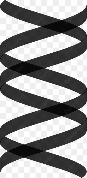 vertical double helix black - dna helix vertical