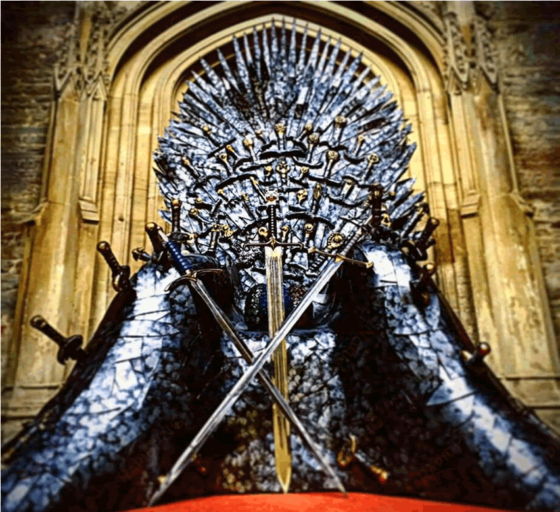 victoria maclean created the iron throne - iron throne