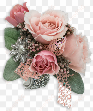 victorian blush wrist corsage corsage - wrist corsage