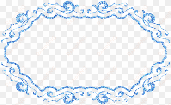 victorian corner borders png - blank label frame glitter scrap element png