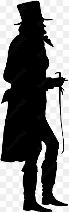 victorian silhouette clipart - victorian man silhouette