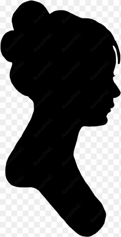 victorian silhouette profile woman, portrait silhouette